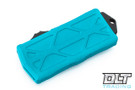 Microtech 157-2TQ Exocet - Turquoise Handle - Black Blade