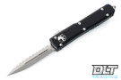 Microtech 122-12AP Ultratech D/E - Black Handle - Apocalyptic Blade