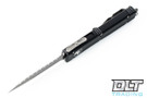 Microtech 122-12AP Ultratech D/E - Black Handle - Apocalyptic Blade