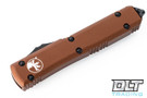 Microtech 122-2TA Ultratech D/E - Tan Handle - Black Blade