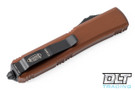 Microtech 122-2TA Ultratech D/E - Tan Handle - Black Blade