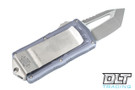 Microtech 158-10GY Exocet T/E - Grey Handle - Stonewashed Blade
