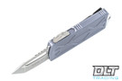 Microtech 158-10GY Exocet T/E - Grey Handle - Stonewashed Blade