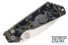 Pro-Tech Strider SnG - Camo G-10 - Black Aluminum - Stonewashed Blade