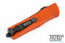 Microtech 138-1OR Troodon D/E - Orange Handle - Black Blade