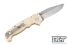 Demko MG AD20 3V - Clip Point - Tan G-10