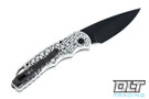 Pro-Tech TR-5 Tactical Response - Skull Limited Edition - Silver Handle - Black Blade