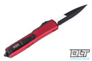 Microtech 120-2RD Ultratech Bayonet - Red Handle - Black Blade