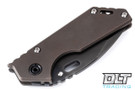 Strider .75 AR Drop Point PVD S90V - Bronze Anodized