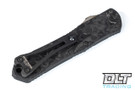 Heretic Manticore S - Marbled Carbon Fiber - Black Handle - Black Blade