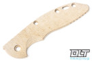 Hinderer 3.5" XM-18 Smooth Natural Canvas Micarta Scale