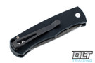 Pro-Tech Magic BR-1 Bolster Release - Black Handle - Ivory Micarta Inlay - Damascus Blade