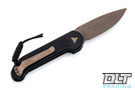 Microtech 135-13AP LUDT - Black Handle - Bronze Apocalyptic Blade