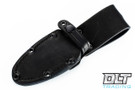Tope Bulldog LT 3V Black Canvas Micarta - Blue Liners - Matte Finish