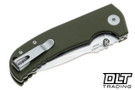 Spartan Blades - Astor - Tumbled - OD Green G-10