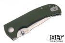 Spartan Blades - Astor - Tumbled - OD Green G-10
