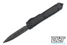 Microtech 122-16CFS Ultratech D/E - Carbon Fiber - Damascus Blade - Signature Series