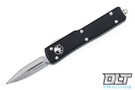 Microtech CA147-10 UTX-70 D/E - Black Handle - Stonewashed Blade
