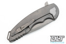 Hoback A15 Slimline - Stonewashed 20CV Blade - Dark Green Canvas Micarta