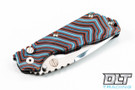 Pro-Tech Strider SnG - Unique Micarta - Mirror Polished Compound Ground Blade #2