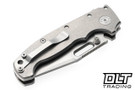 Demko MG AD20 Cru-Wear - Slotted Clip Point - Smooth Titanium