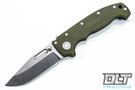 Demko MG AD20 Cru-Wear - Slotted Clip Point - OD Green Grivory