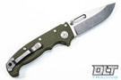 Demko MG AD20 Cru-Wear - Slotted Clip Point - OD Green Grivory