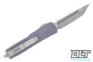 Microtech 233-10GY UTX-85 T/E - Grey Handle - Stonewashed Blade