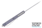 Microtech 233-10GY UTX-85 T/E - Grey Handle - Stonewashed Blade