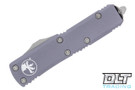Microtech 233-10GY UTX-85 T/E - Grey Handle - Stonewashed Blade