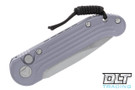 Microtech 135-10GY LUDT - Grey Handle - Stonewashed Blade