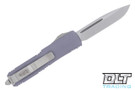 Microtech 231-10GY UTX-85 S/E - Grey Handle - Stonewashed Blade