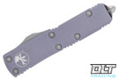 Microtech 231-10GY UTX-85 S/E - Grey Handle - Stonewashed Blade