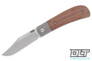 Pena X Series - Lanny's Clip Front Flipper - Natural Canvas Micarta