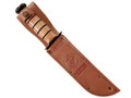 BGS Kabar 1217 USMC Fighting Knife - Plain Edge - Leather Sheath