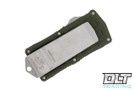Microtech 158-10APOD Exocet T/E - OD Green Handle - Apocalyptic Blade