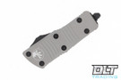 Microtech 238-1TG Mini Troodon D/E - Titanium Grey Handle - Black Blade