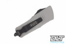 Microtech 238-1TG Mini Troodon D/E - Titanium Grey Handle - Black Blade