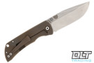 McNees PM MAC 2 - Bronze Anodized Titanium - Stonewashed Blade