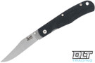 Smith & Sons Cypress Trapper - Black Burlap Micarta