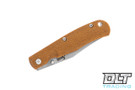 Smith & Sons Cypress Trapper - Natural Burlap Micarta