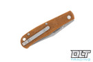 Smith & Sons Cypress Trapper - Natural Burlap Micarta