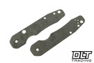 RGT Spyderco Smock Scale Set - Black Canvas Micarta