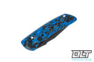 Hogue Deka Clip Point - G-Mascus Blue Lava G-10 - Black Blade