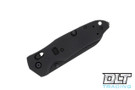 Hogue Trauma First Response Tool Sheepsfoot - Black G-10 - Partially Serrated - Black Blade