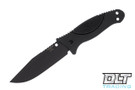 Hogue EX-F02 Clip Point - Black Polymer - Black Blade