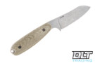 Bradford Guardian 3.5 Cru-Wear - 3D Green Micarta - Sheepsfoot - Stonewashed