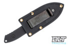 Pro-Tech SBR Fixed Blade - Black G-10 Handle - Black Blade - Leather Sheath
