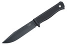 Fallkniven S1 Forest Knife - Black Finish with Leather Sheath