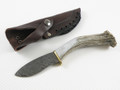 Silver Stag Damascus Crown Twist